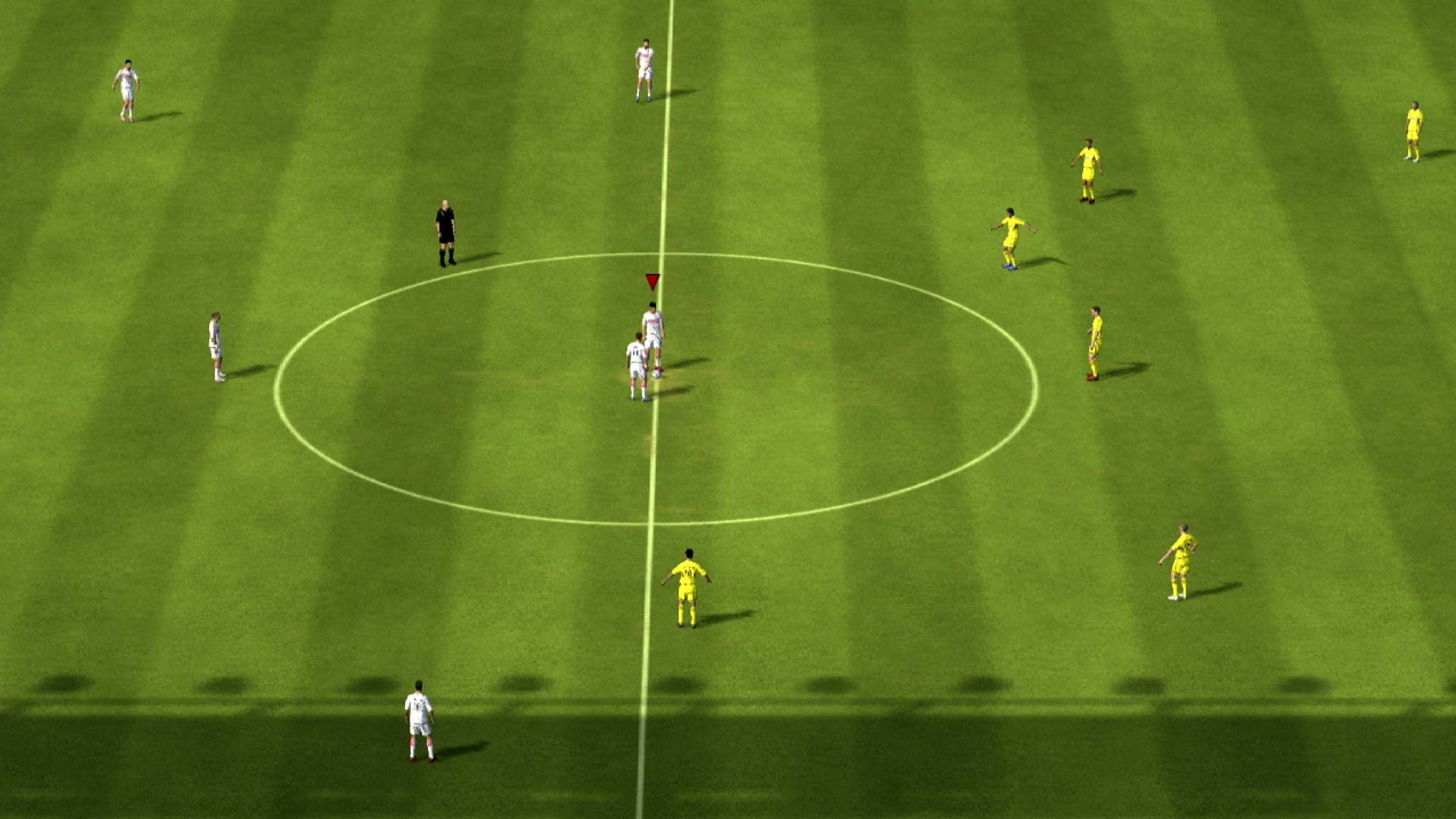 FIFA Soccer 09 PS3 kick-off screenshot