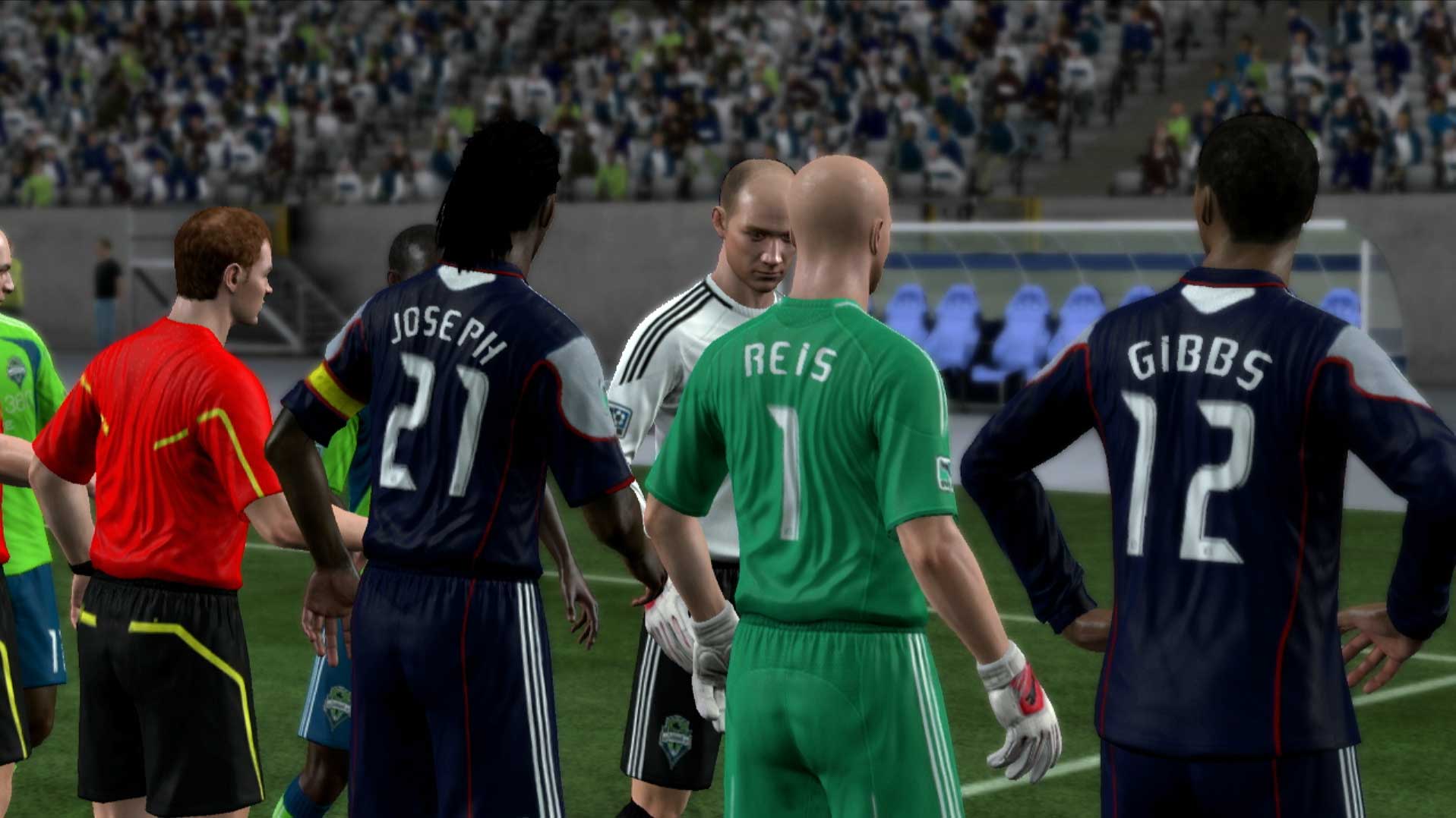 FIFA Soccer 11 PS3 cutscene players lined-up