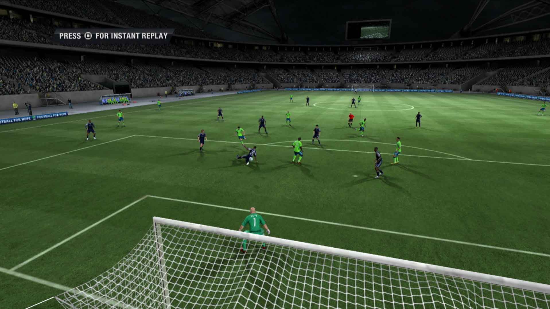 FIFA Soccer 11 PS3 passing player game in-progress