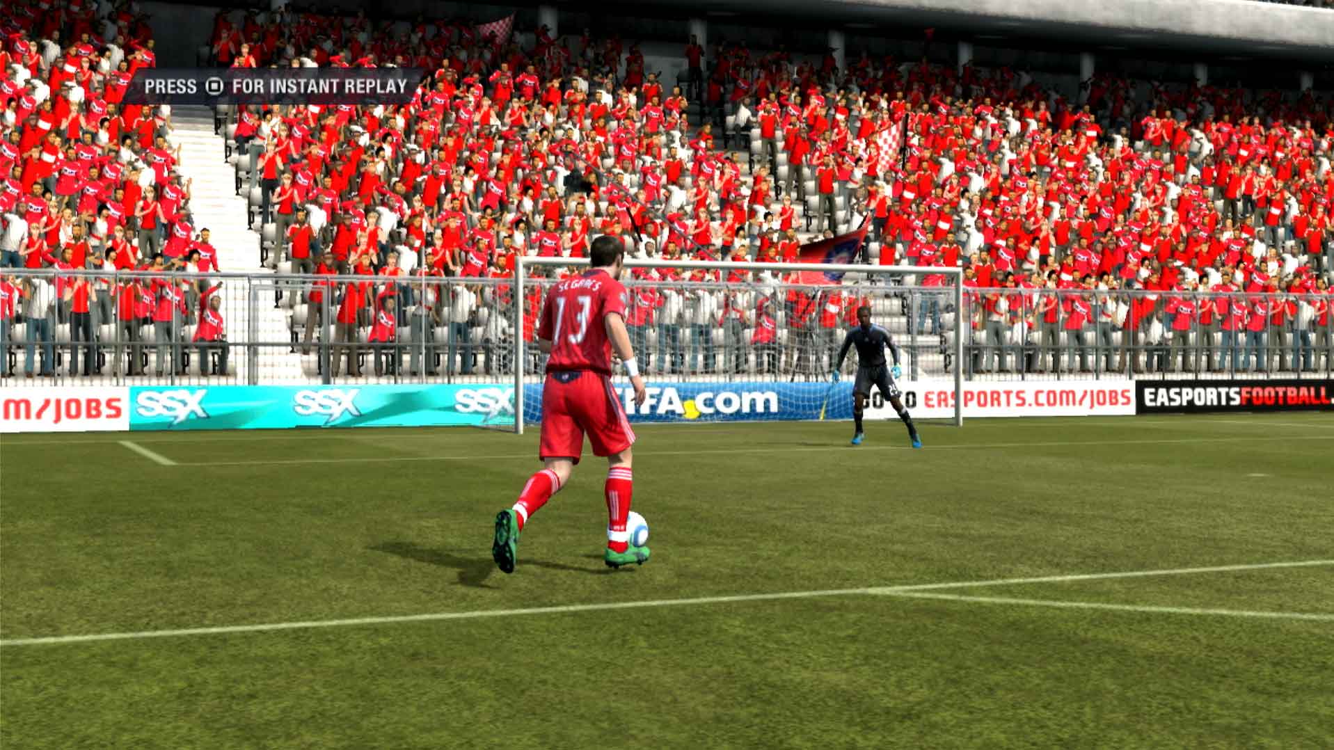 FIFA Soccer 12 PS3 pro goalie mode replay