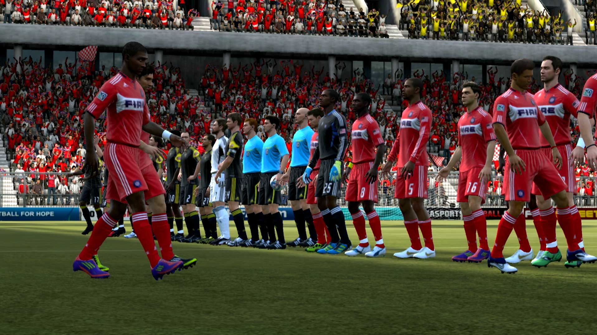 FIFA Soccer 12 PS3 game starting line-up