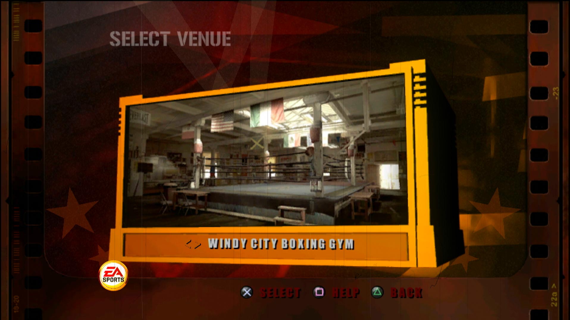 Fight Night Round 3 PS3 select venue game menu