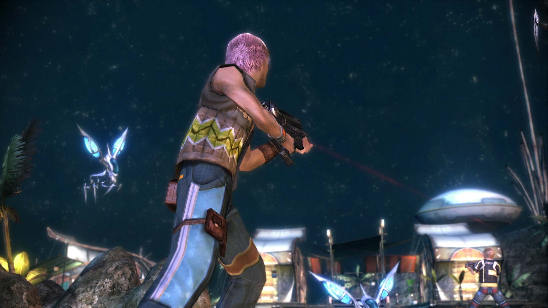 Final Fantasy XIII-2 PS3 cutscene gun battle