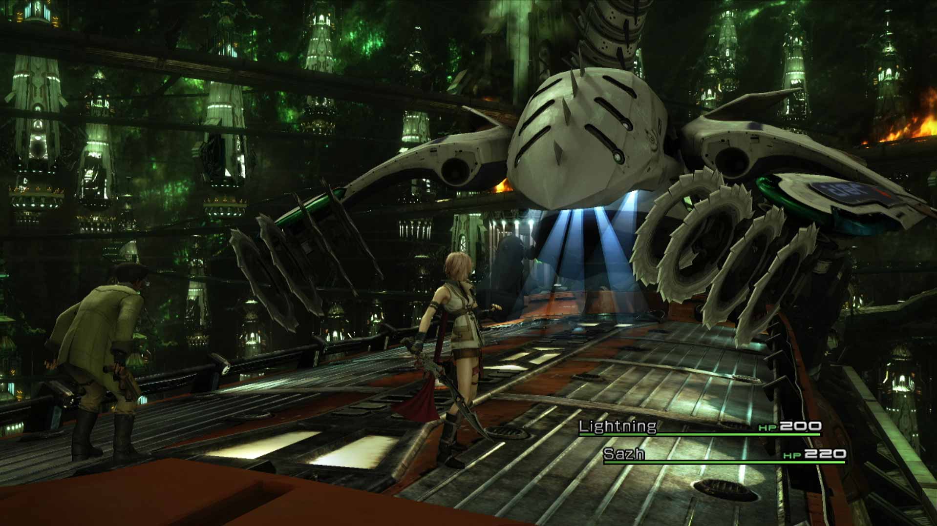 Final Fantasy XIII PS3 prologue gameplay screenshot