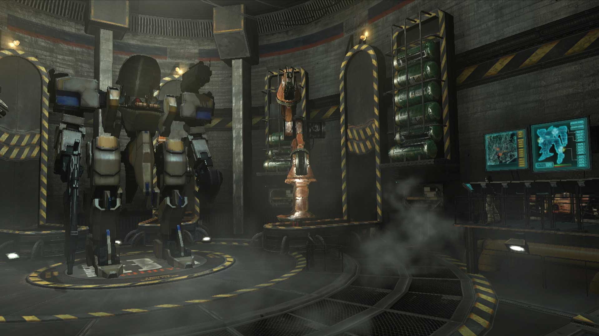 Front Mission Evolved PS3 mech suit repair location