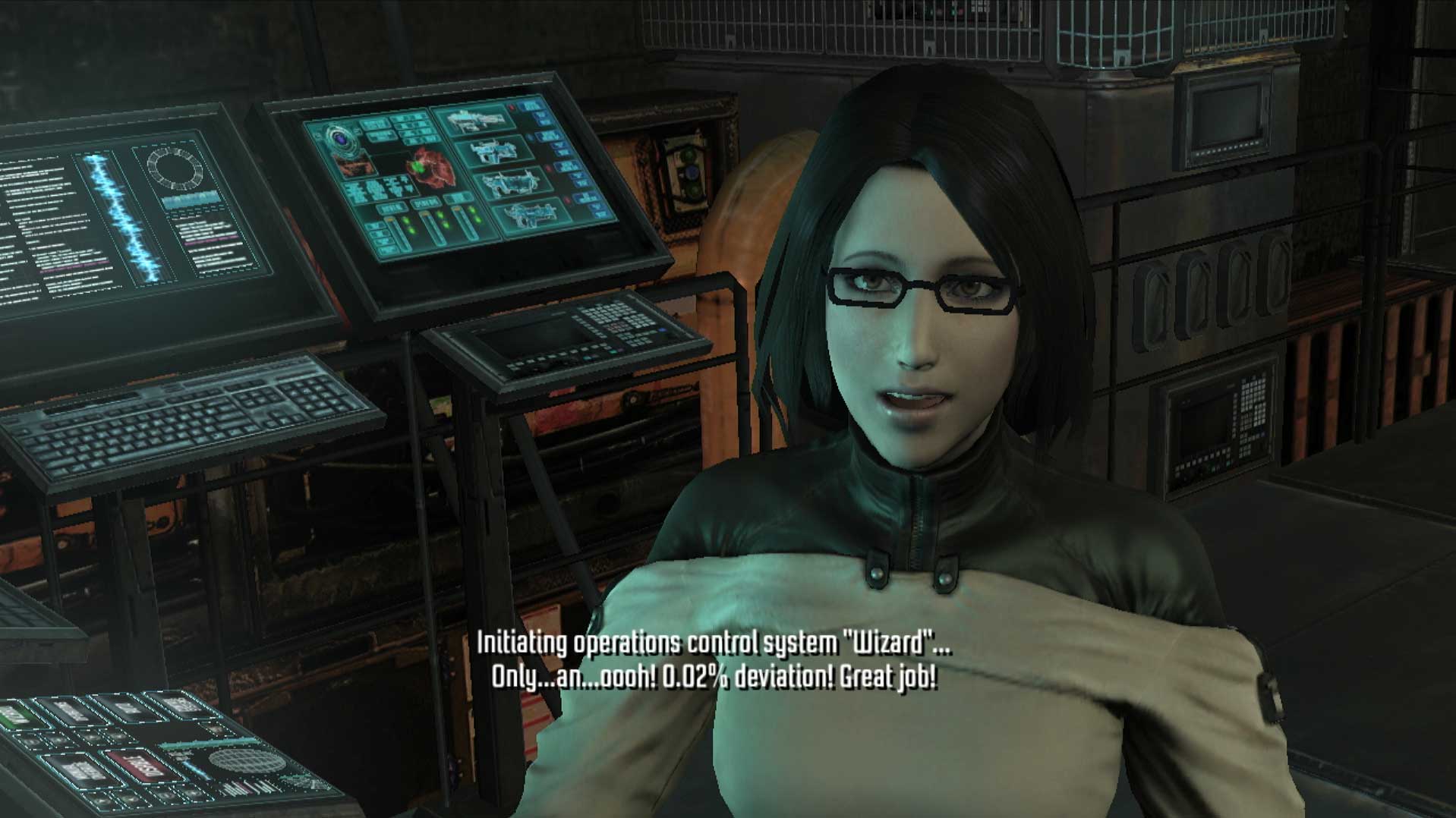 Front Mission Evolved PS3 cutscene women conversation