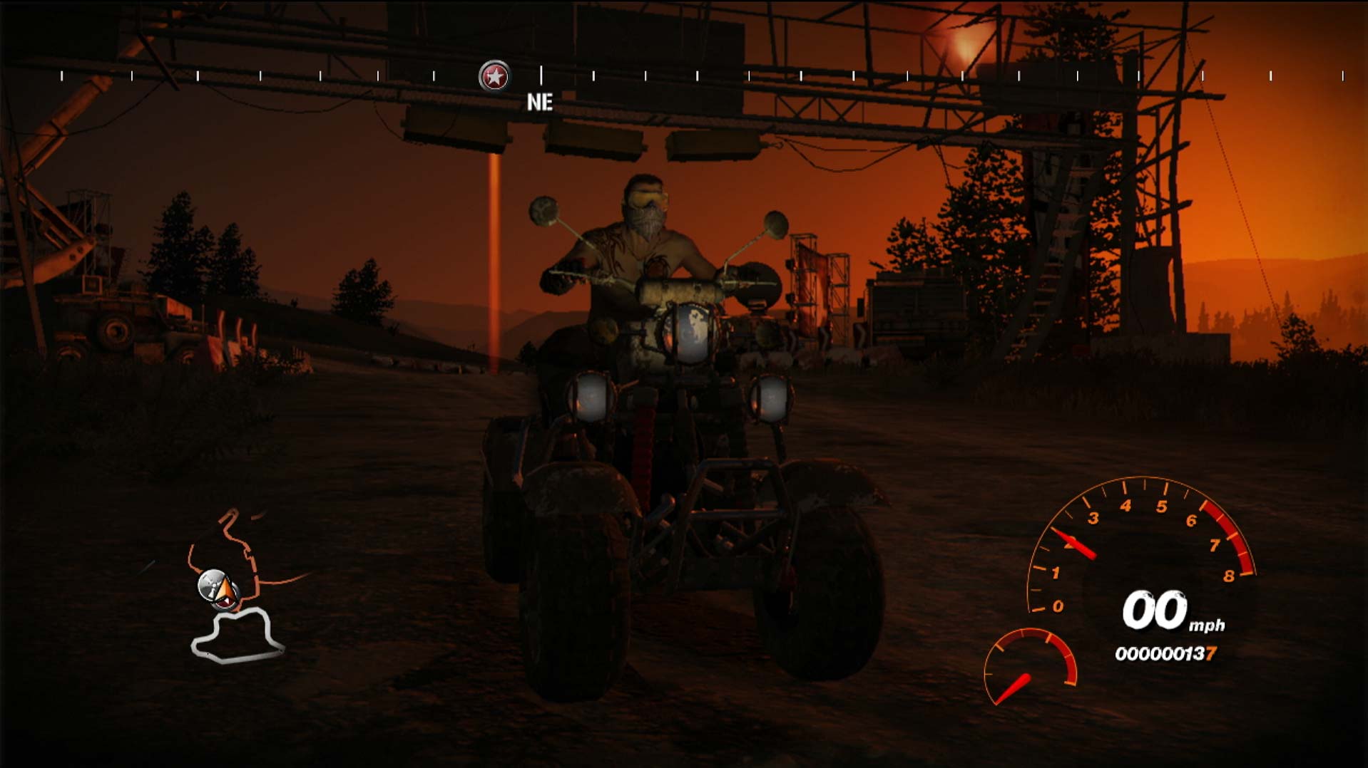 Fuel PS3 freeplay sunrise screenshot atv