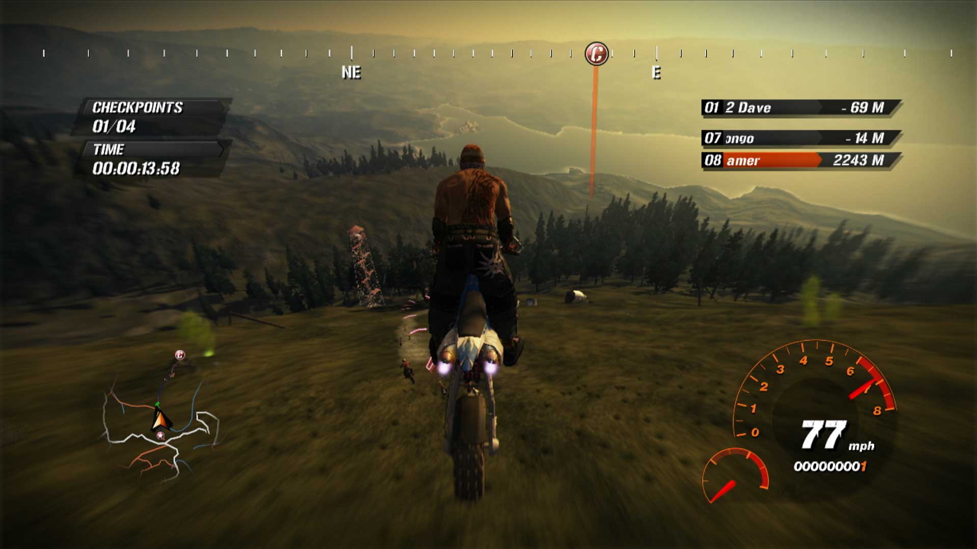 Fuel PS3 screenshot motorcycle jump