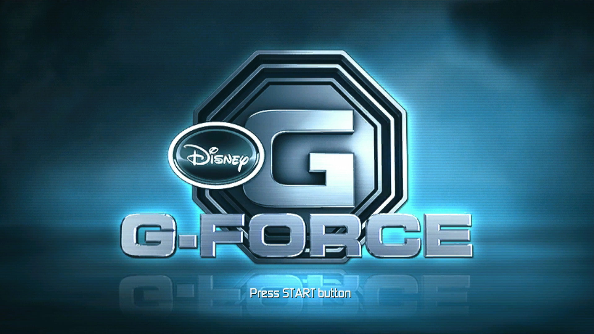 G-Force PS3 game title press start screen