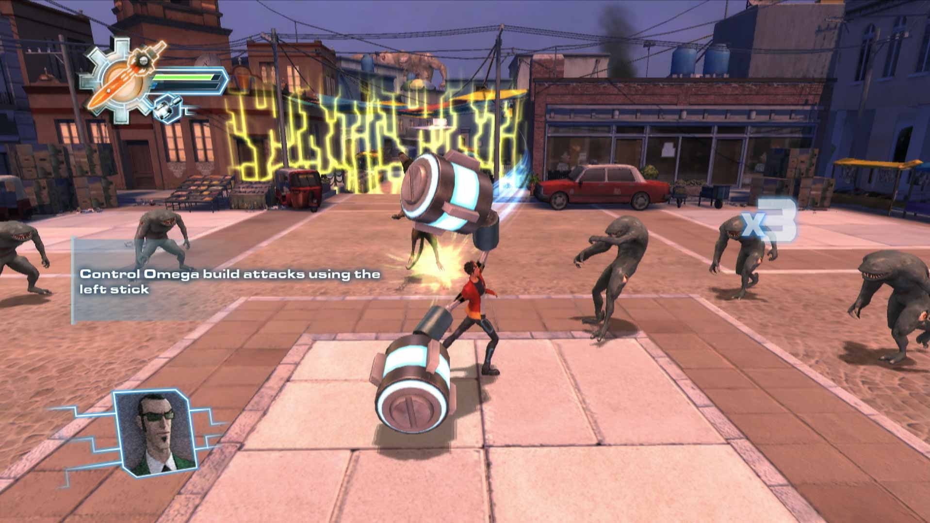 Generator Rex Agent of Providence PS3 funchucks fighting screenshot