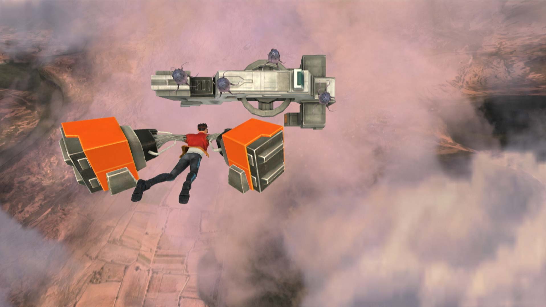 Generator Rex Agent of Providence PS3 sky diving screenshot