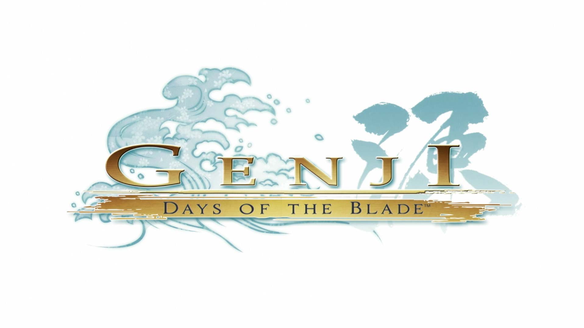 Genji Days of the BladePS3 video game title logo 