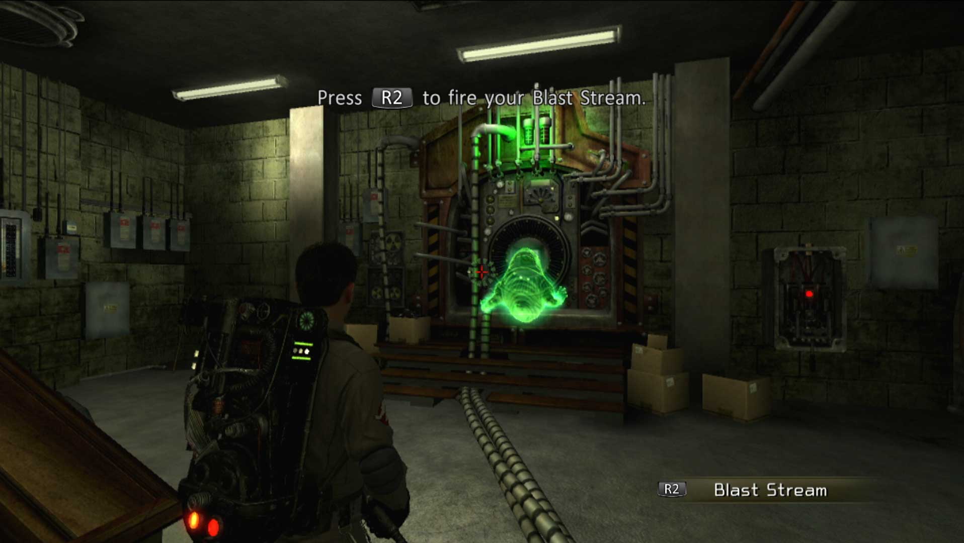 Ghostbusters The Video Game PS3 slimer escaped screenshot gameplay 