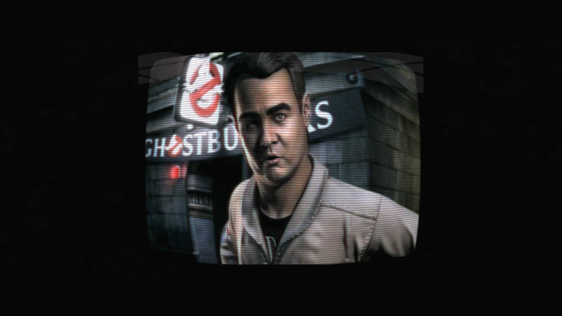 Ghostbusters The Video Game PS3 character tv screen Ray Stantz