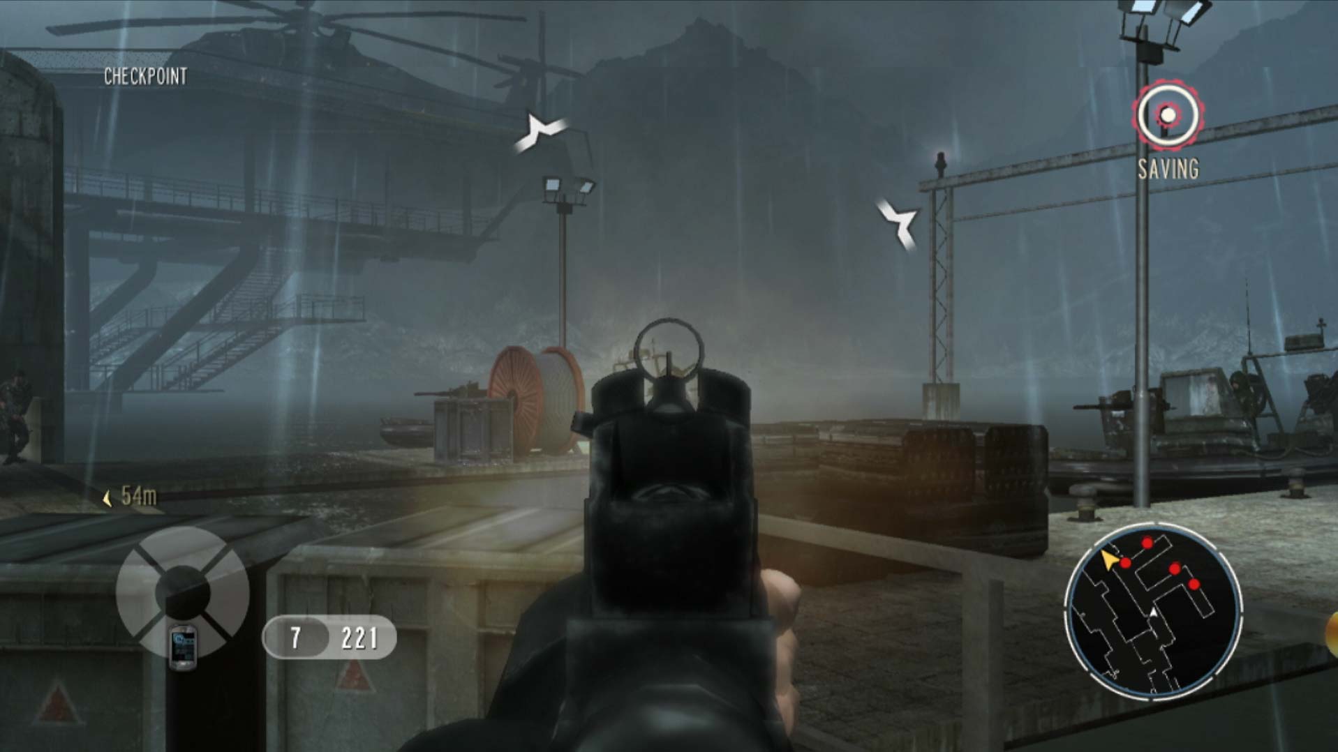 Goldeneye 007 Reloaded PS3 gameplay screenshot shooting dam