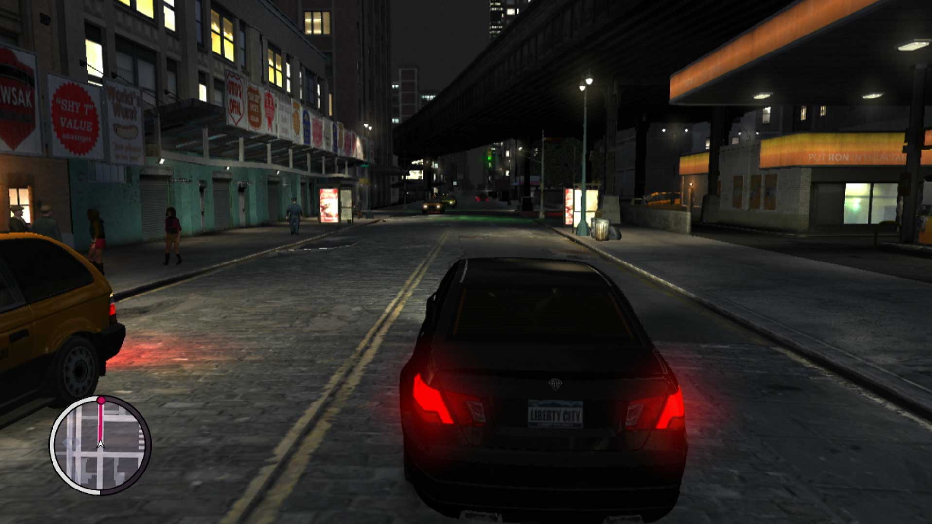 Grand Theft Auto IV Episodes from Liberty City PS3 driving gameplay screenshot nighttime 