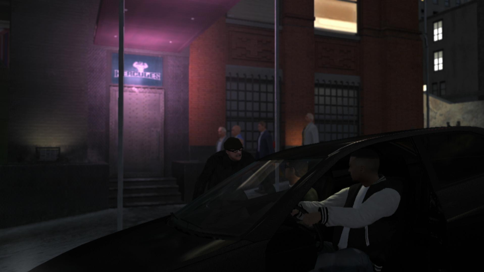 Grand Theft Auto IV Episodes from Liberty City PS3 outside hercules bar vehicle