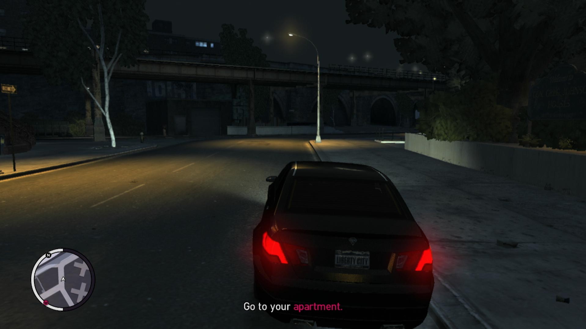 Grand Theft Auto IV Episodes from Liberty City PS3 night drive go to apartment 