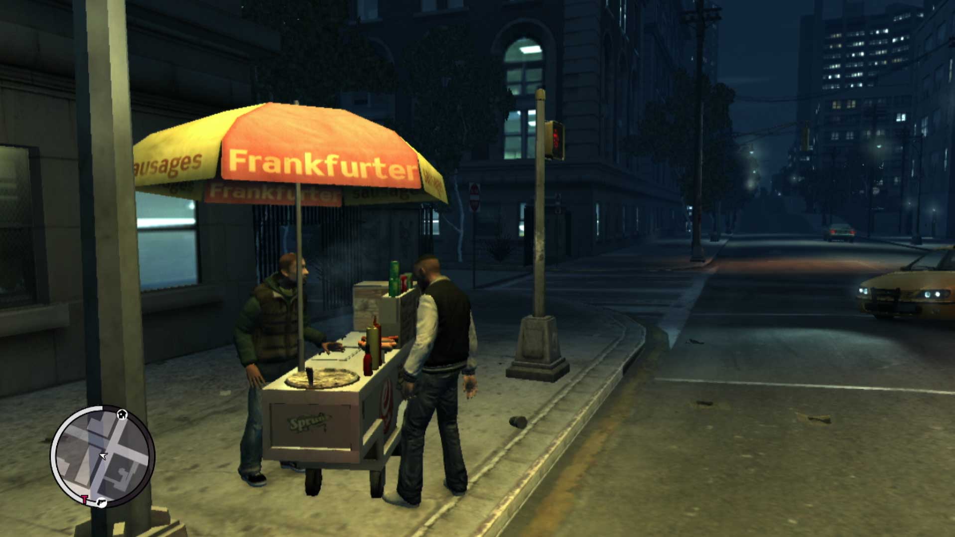 Grand Theft Auto IV Episodes from Liberty City PS3 buy hot dog street gameplay