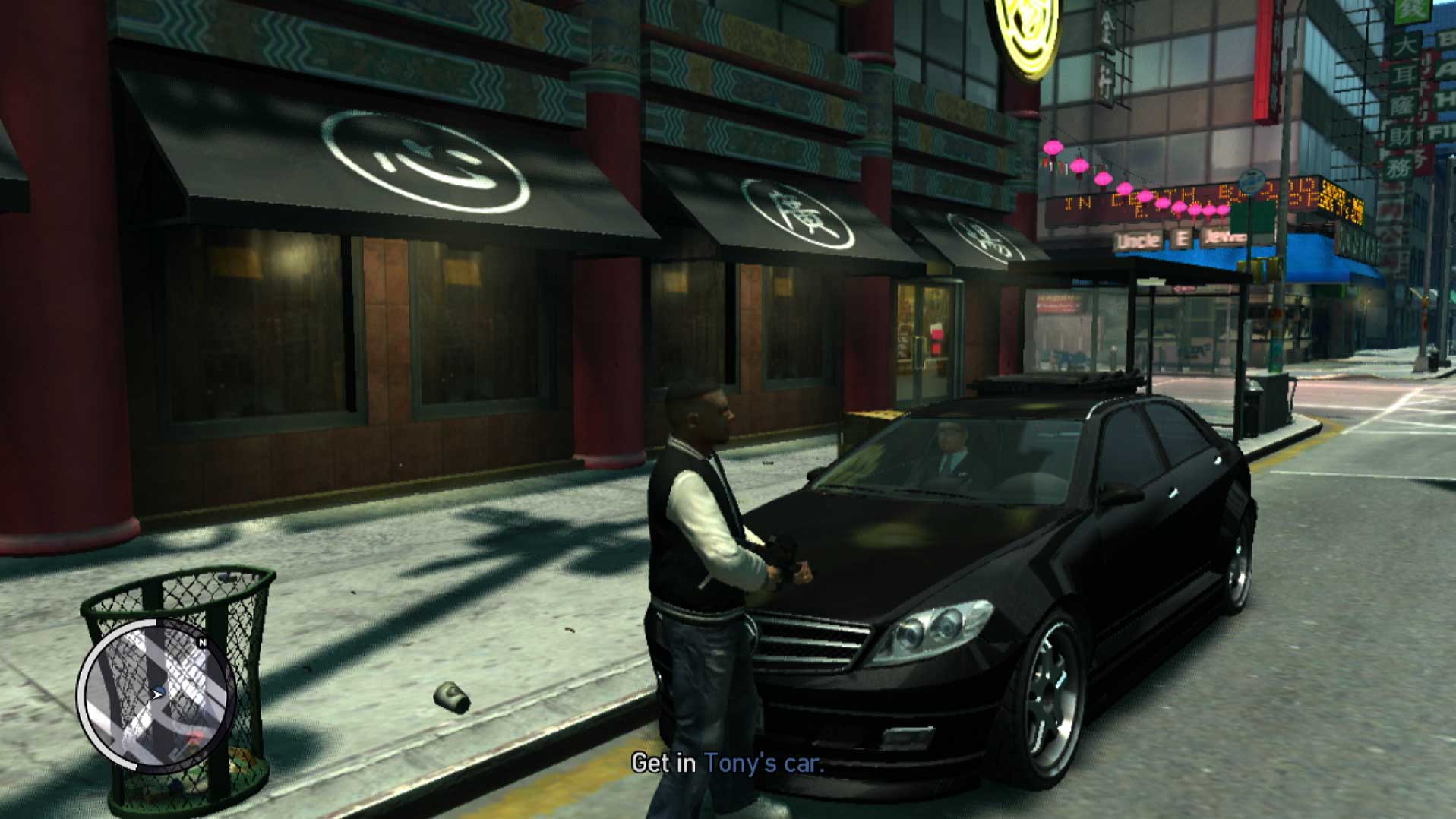 Grand Theft Auto IV Episodes from Liberty City PS3 get into tonys car screenshot