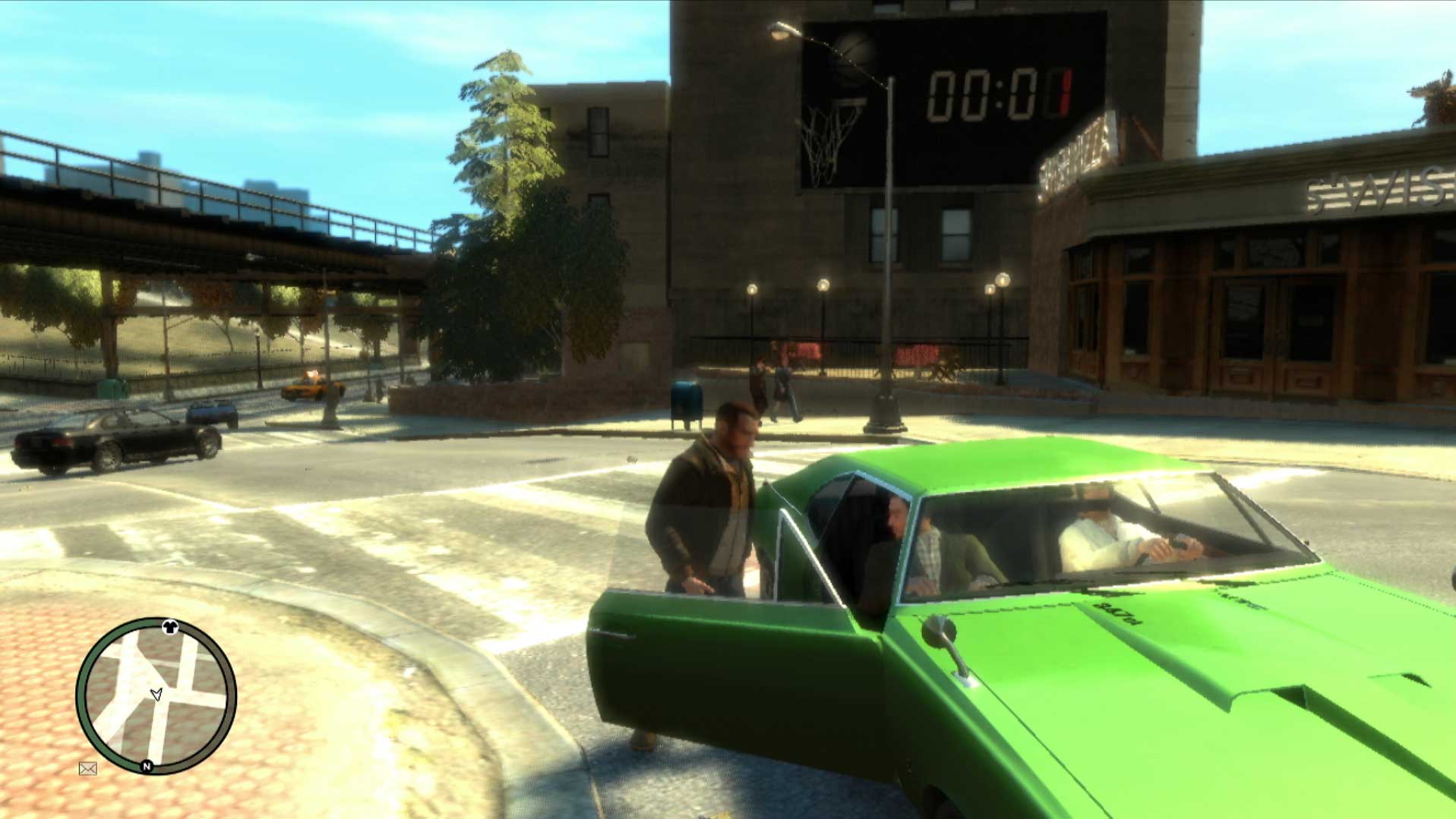 Grand Theft Auto IV PS3 stealing car gameplay screenshot