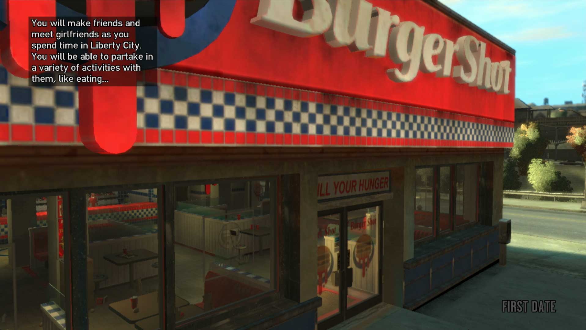 Grand Theft Auto IV PS3 birger shot restaurant