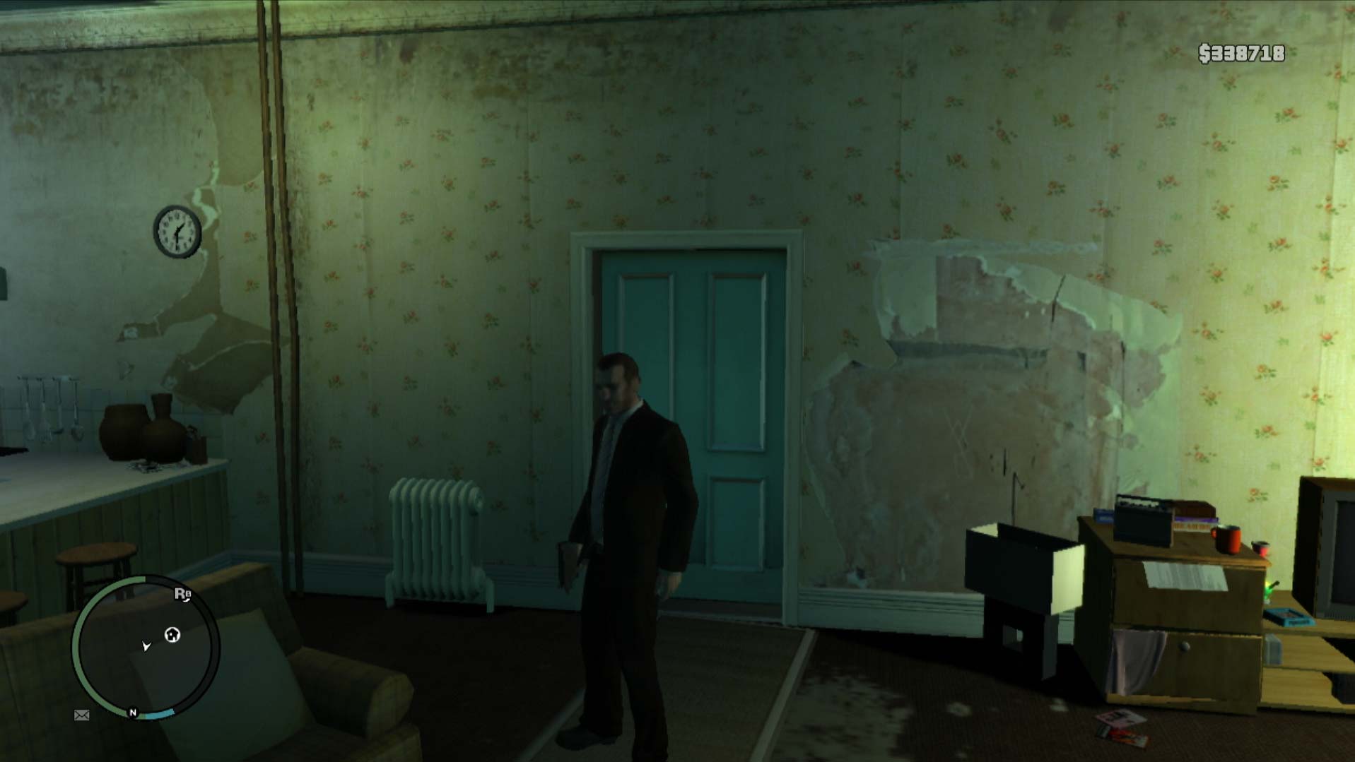 Grand Theft Auto IV PS3 apartment home screenshot