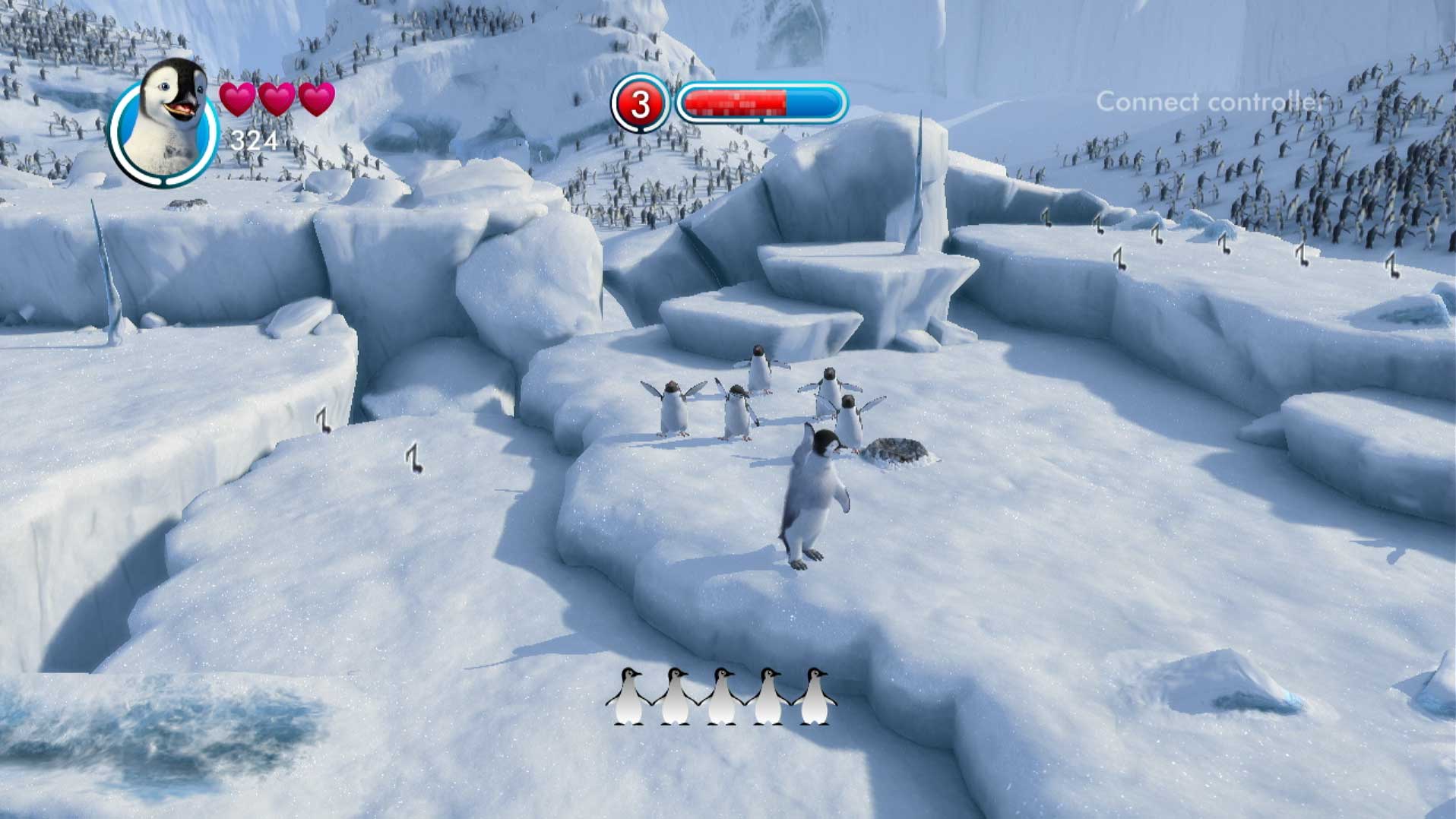 Happy Feet Two PS3 gameplay dancing penguins screenshot