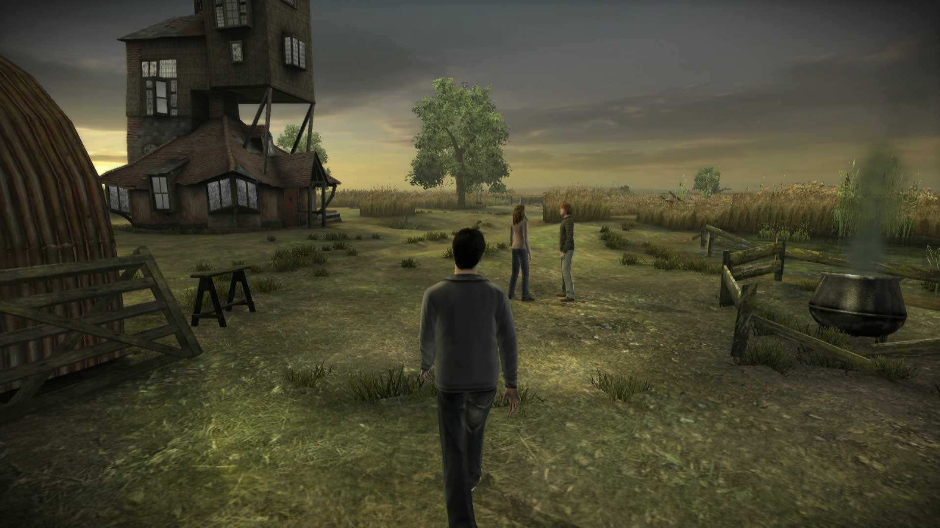 Harry Potter Half-Blood Prince PS3 gameplay walking farm screenshot