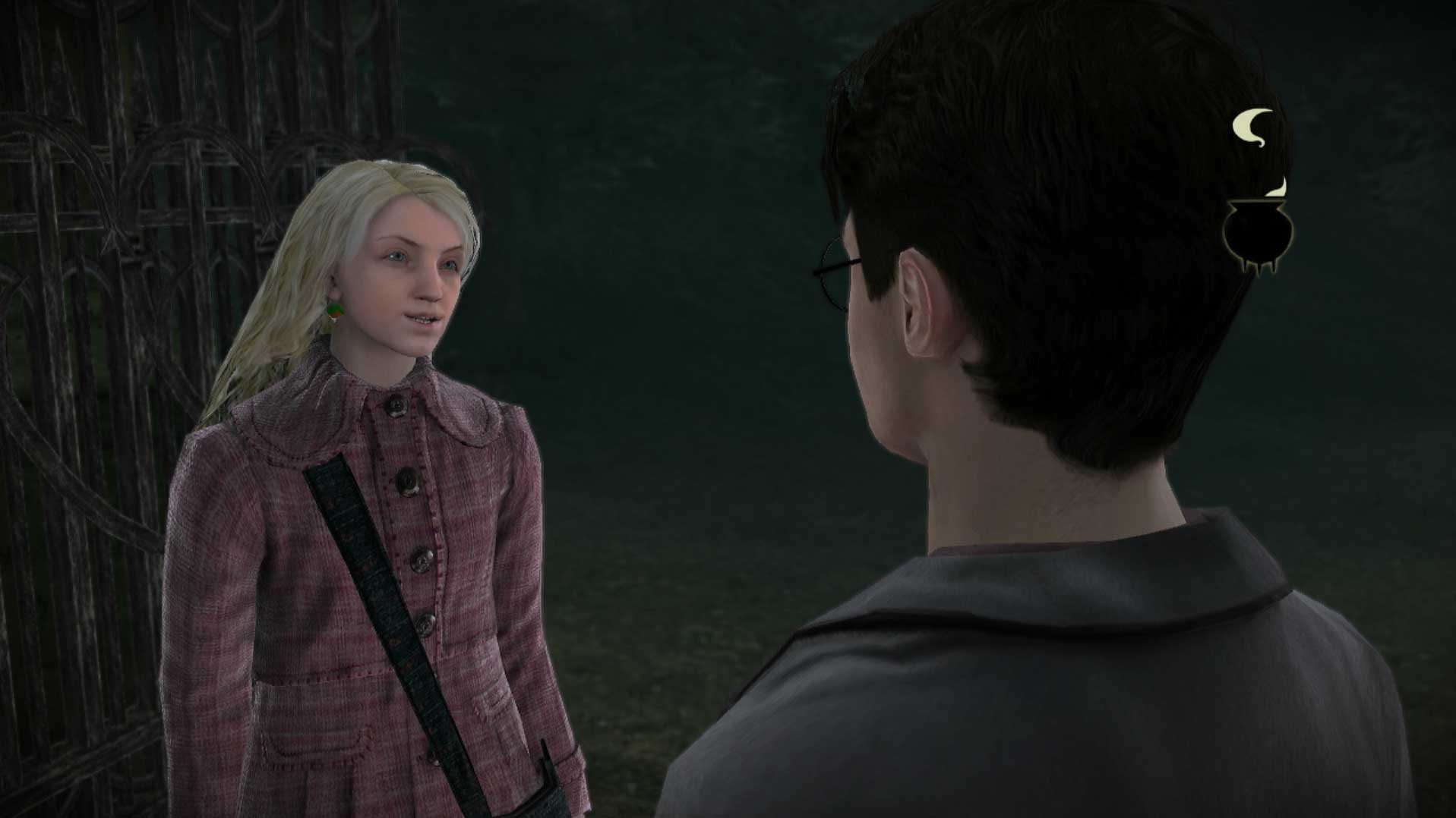 Harry Potter Half-Blood Prince PS3 luna harry talking