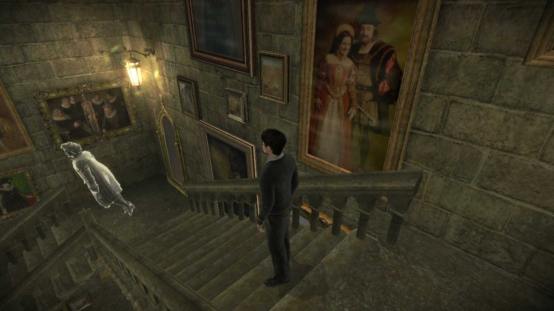 Harry Potter Half-Blood Prince PS3 grand staircase hogwarts