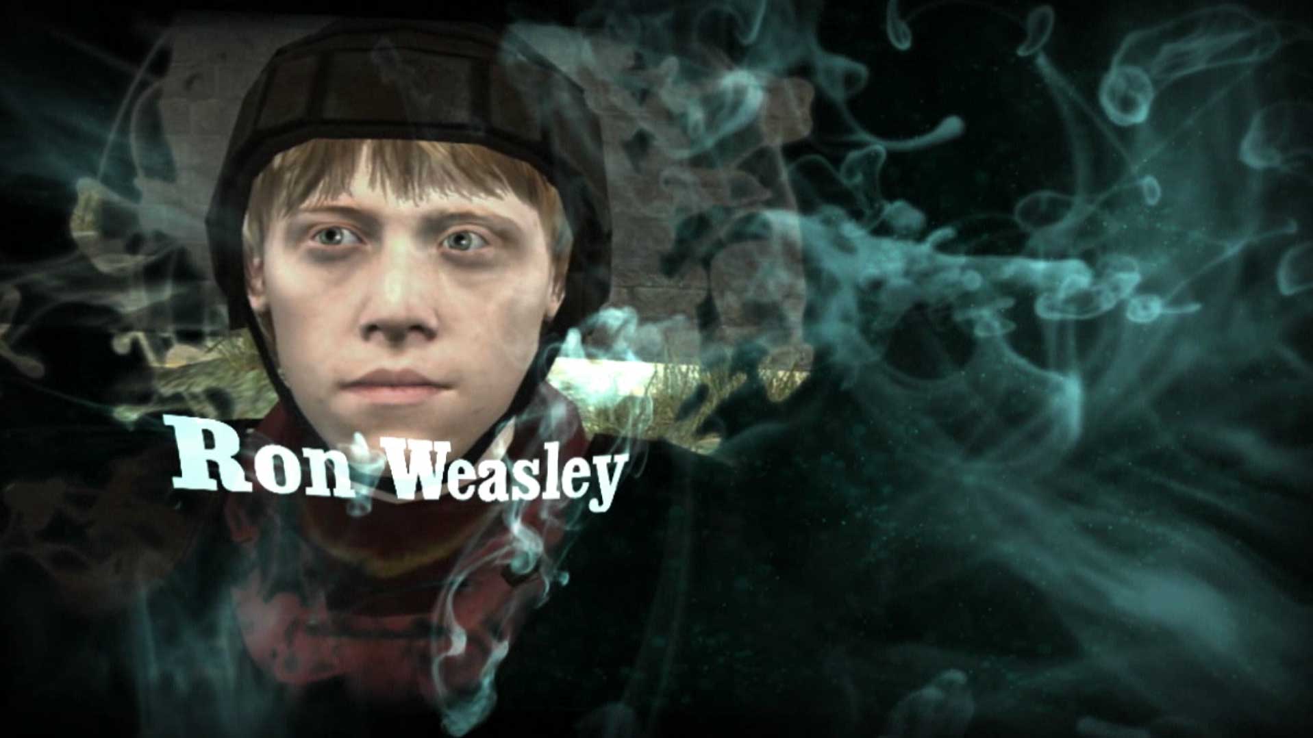 Harry Potter Half-Blood Prince PS3 character bio ron weasley