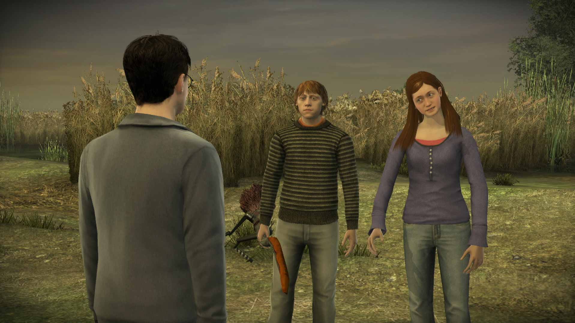 Harry Potter Half-Blood Prince PS3 cutscene corn field conversation