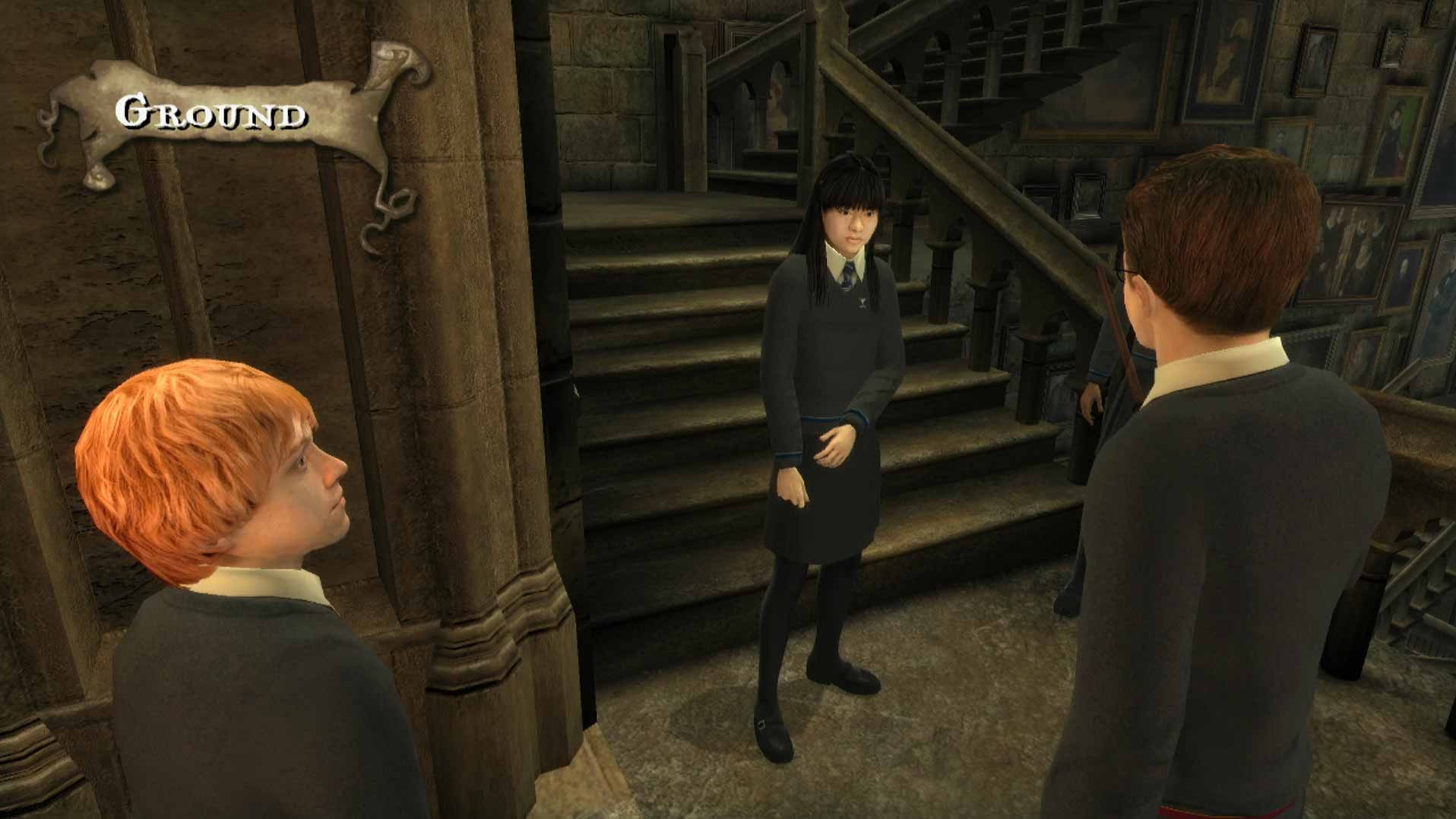 Harry Potter and the Order of the Phoenix PS3 Cho Chang talking stairs