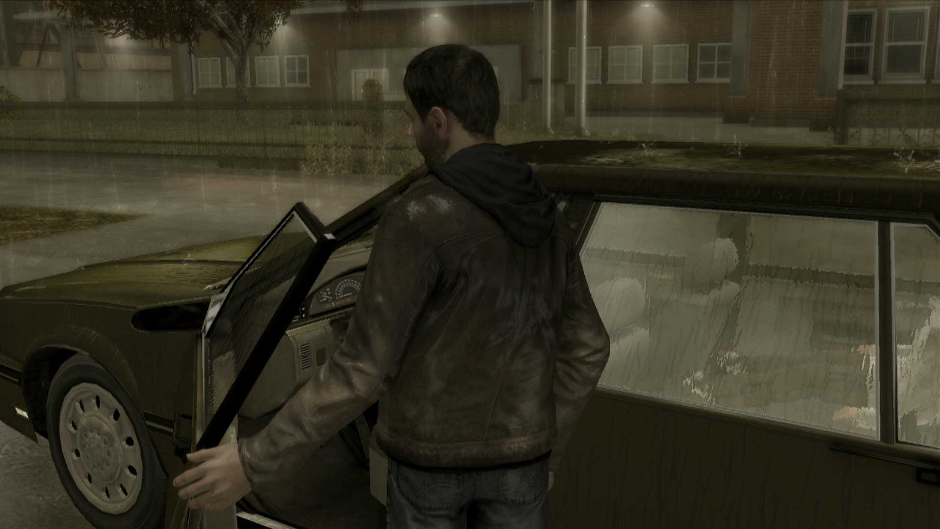 Heavy Rain PS3 entering car raining screenshot