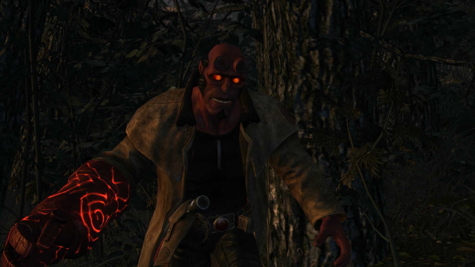 Hellboy The Science of Evil PS3 intro cutscene protagonist