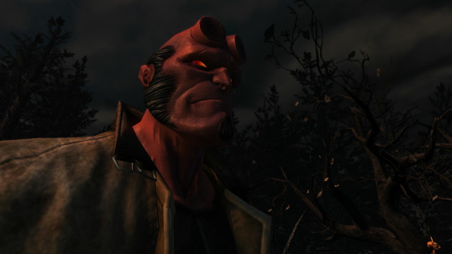 Hellboy The Science of Evil PS3 protagonist close-up character