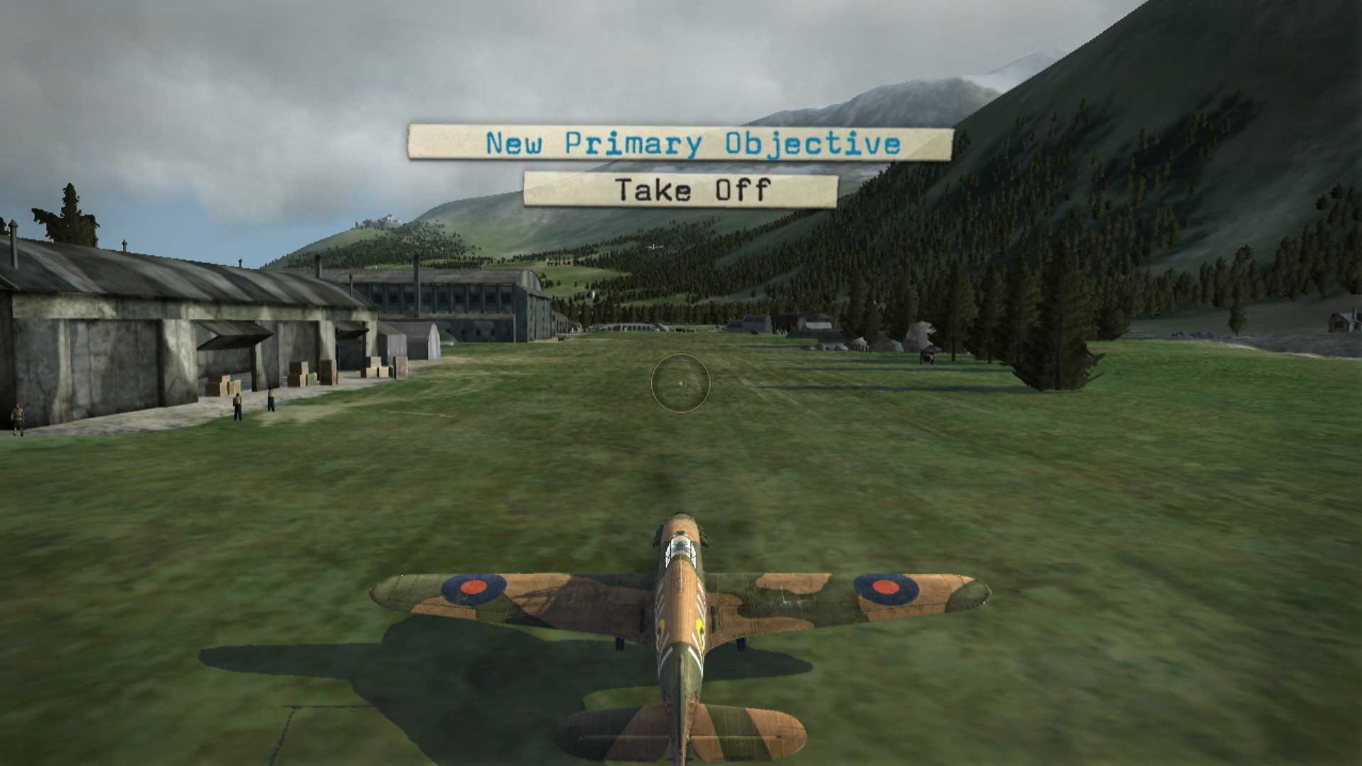 Heroes Over Europe PS3 campaign 1 takeoff hurricane