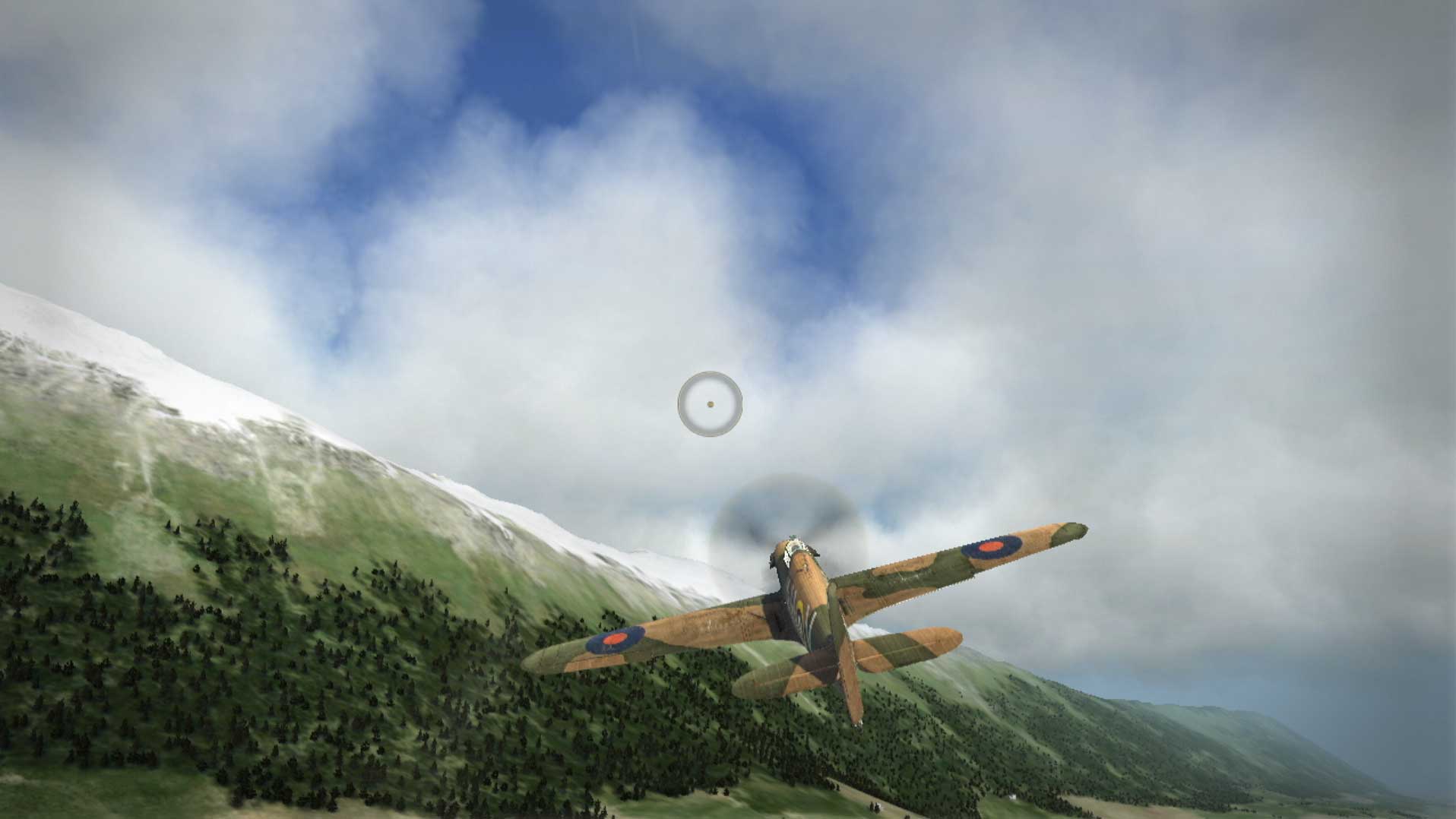 Heroes Over Europe PS3 hurricane mk.1 flying