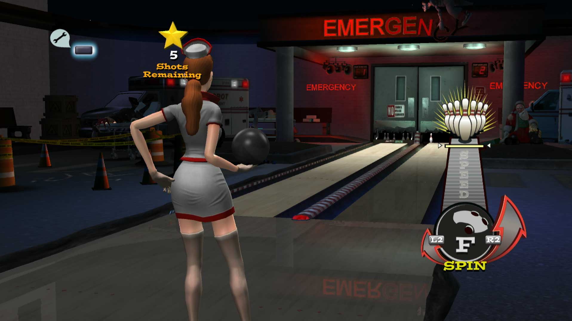 High Velocity Bowling PS3 ginger lane screenshot