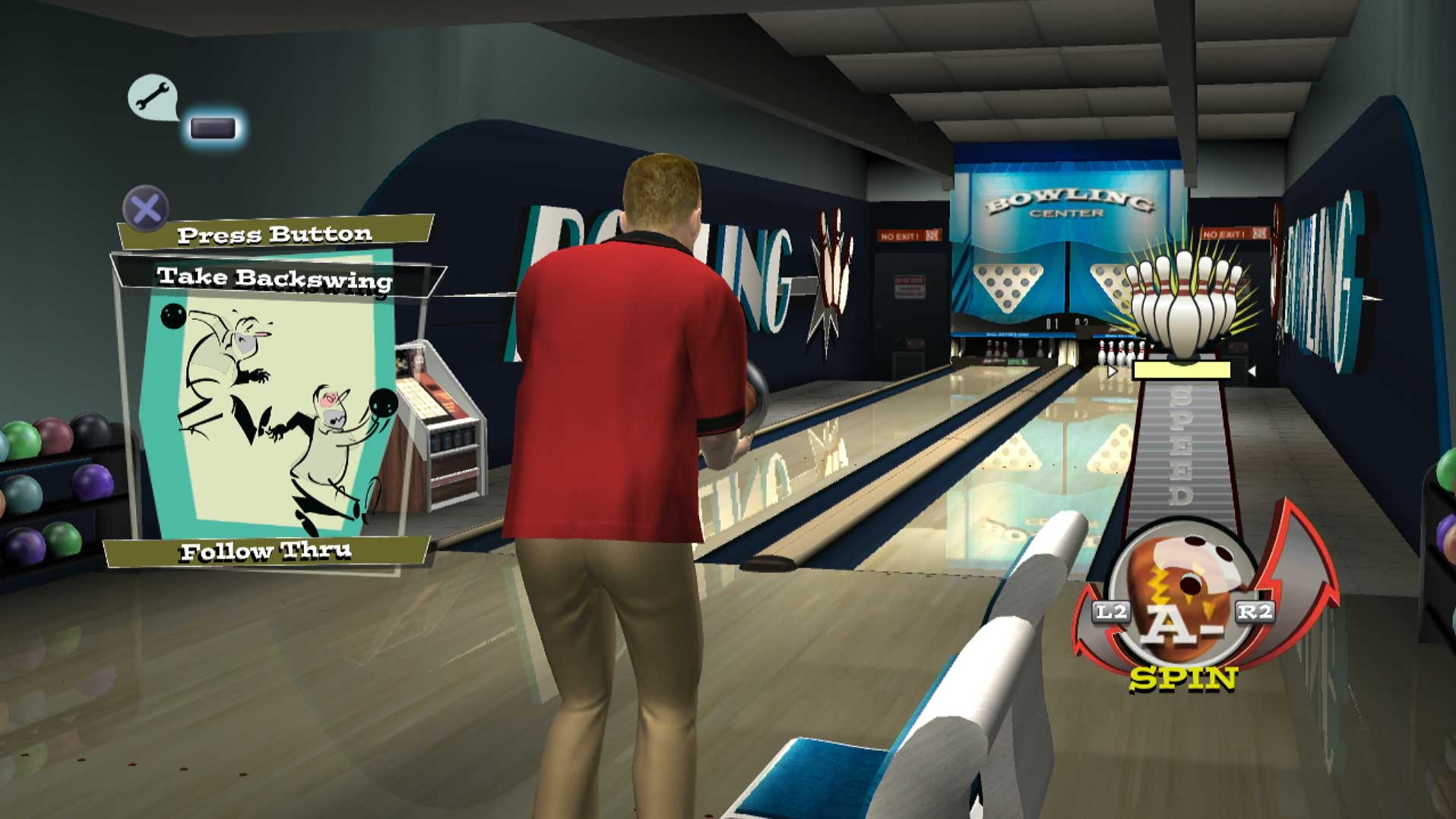 High Velocity Bowling PS3 glass joe lane