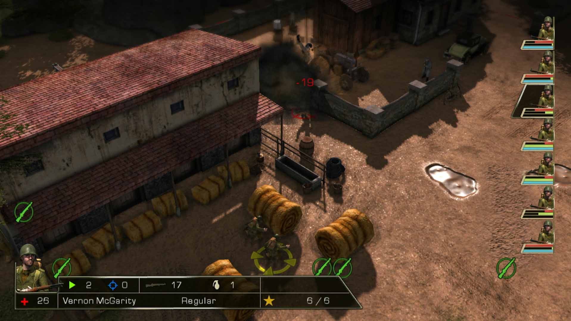 History Legends of War Patton PS3 offensive screenshot hay barrels