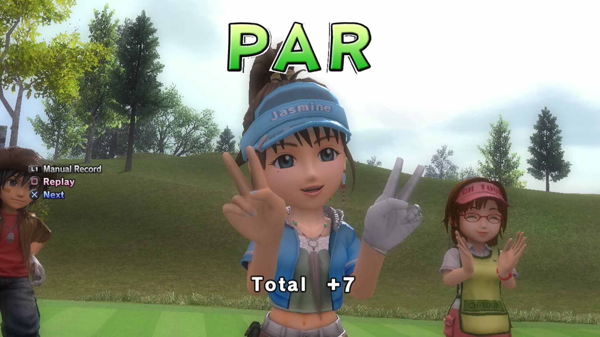 Hot Shots Golf Out of Bounds PS3 par celebration women