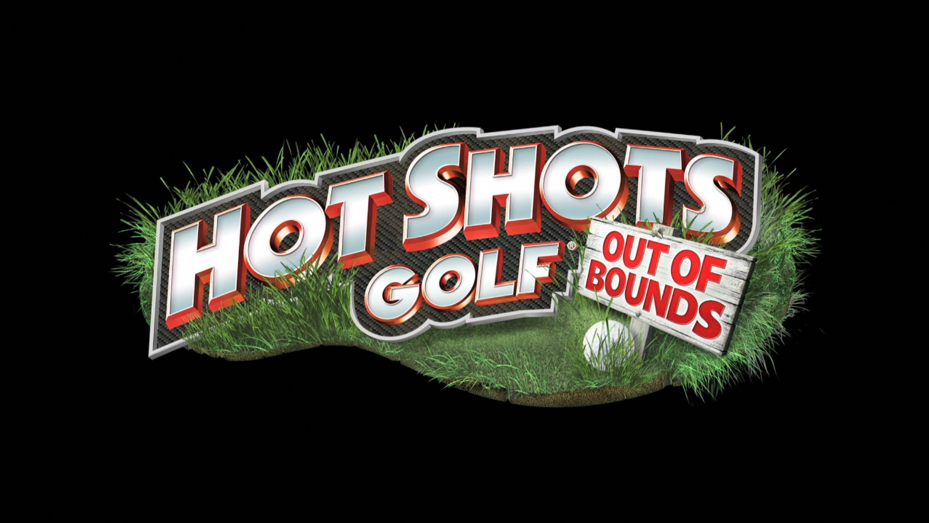 Hot Shots Golf Out of Bounds PS3 video game title logo 