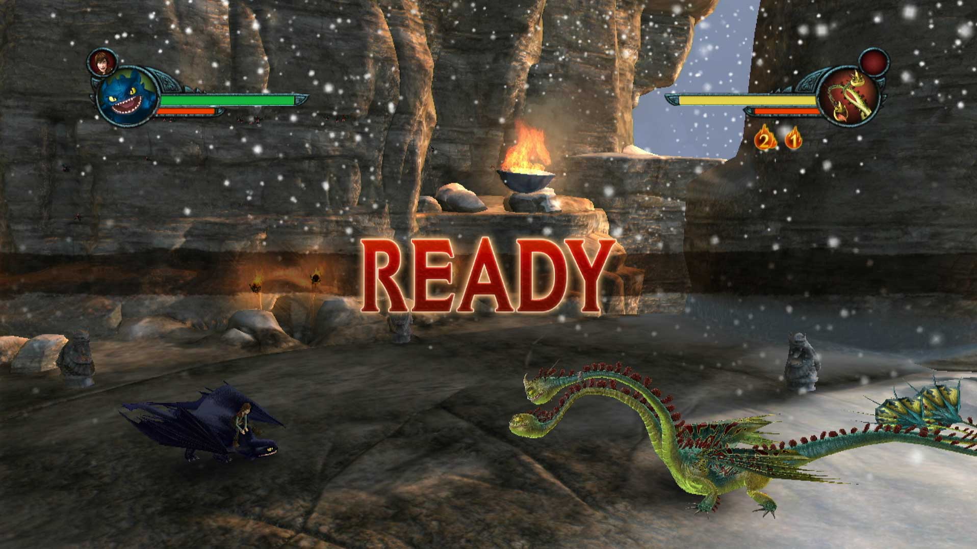 How to Train Your Dragon PS3 ready fighting screenshot