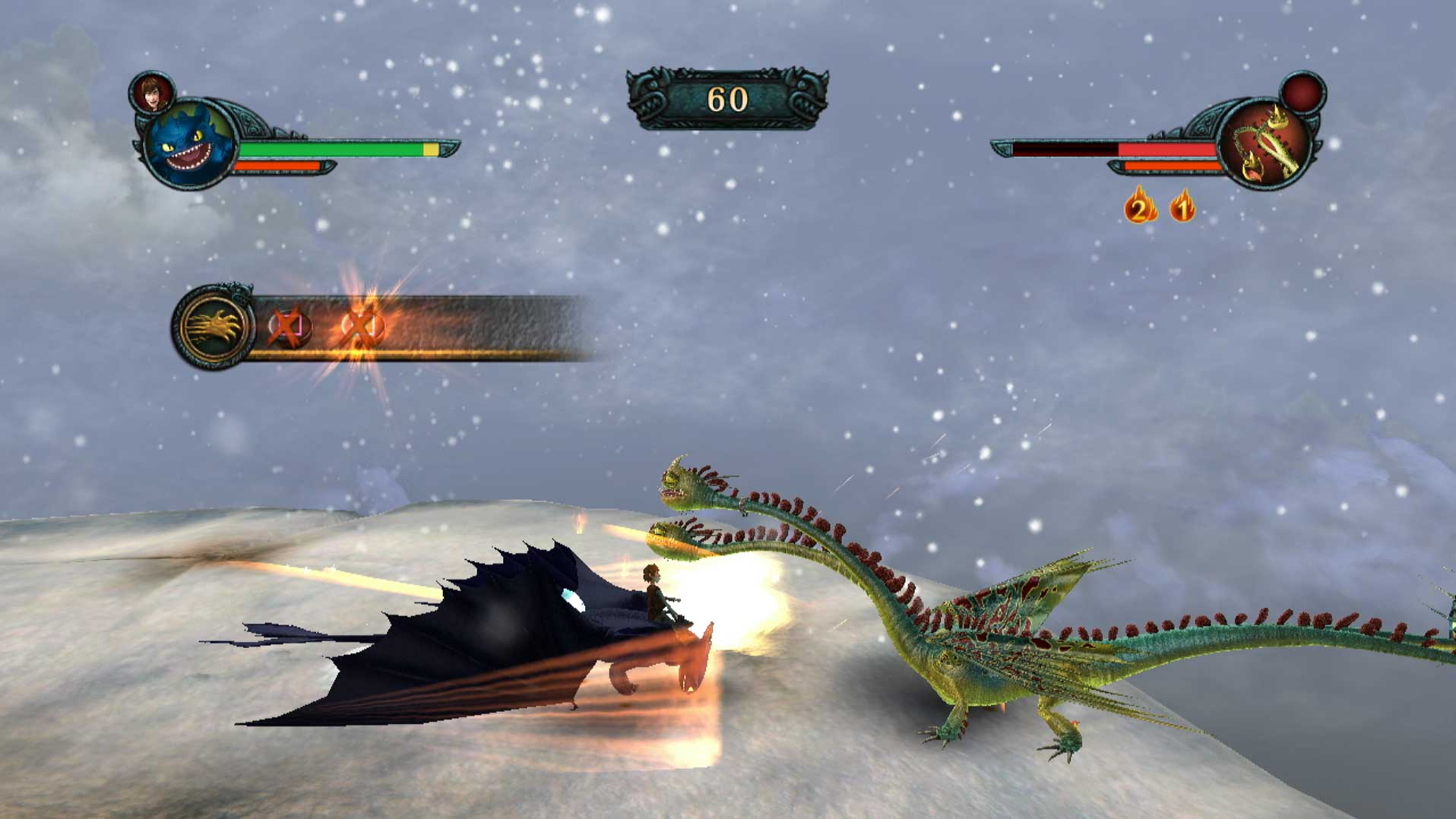 How to Train Your Dragon PS3 gameplay fighting combat