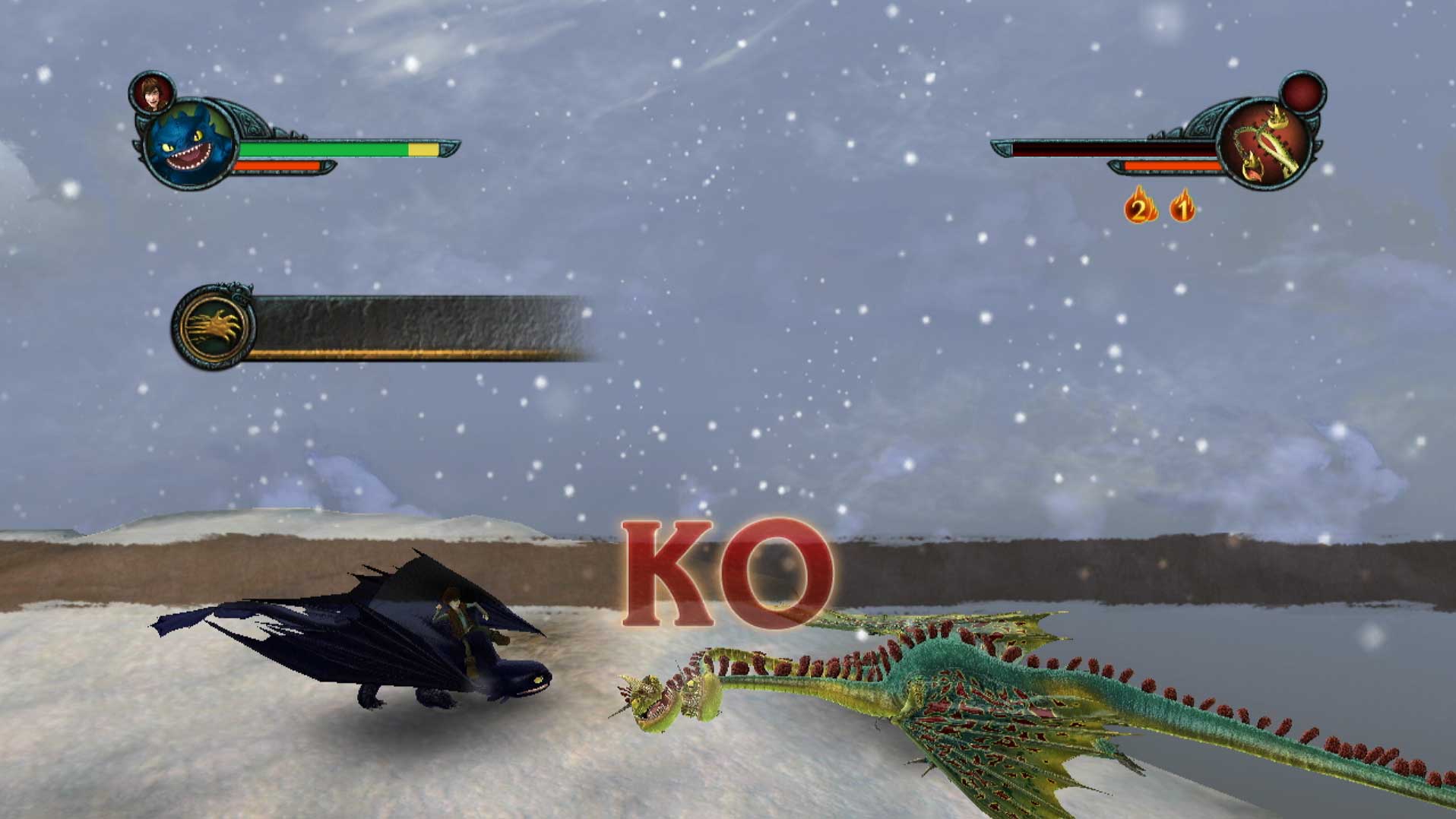 How to Train Your Dragon PS3 fight battle ko opponent