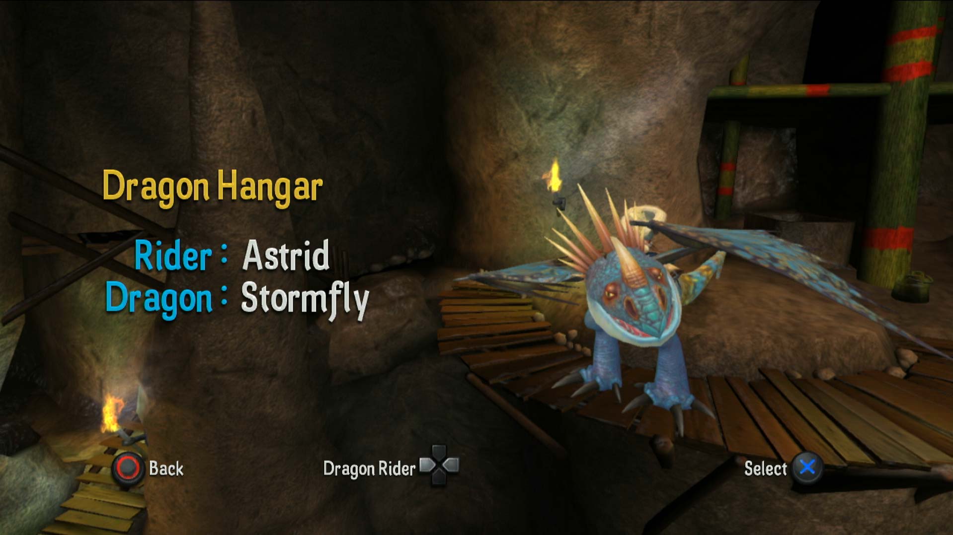 How To Train Your Dragon 2 PS3 hanger astrid stormfly