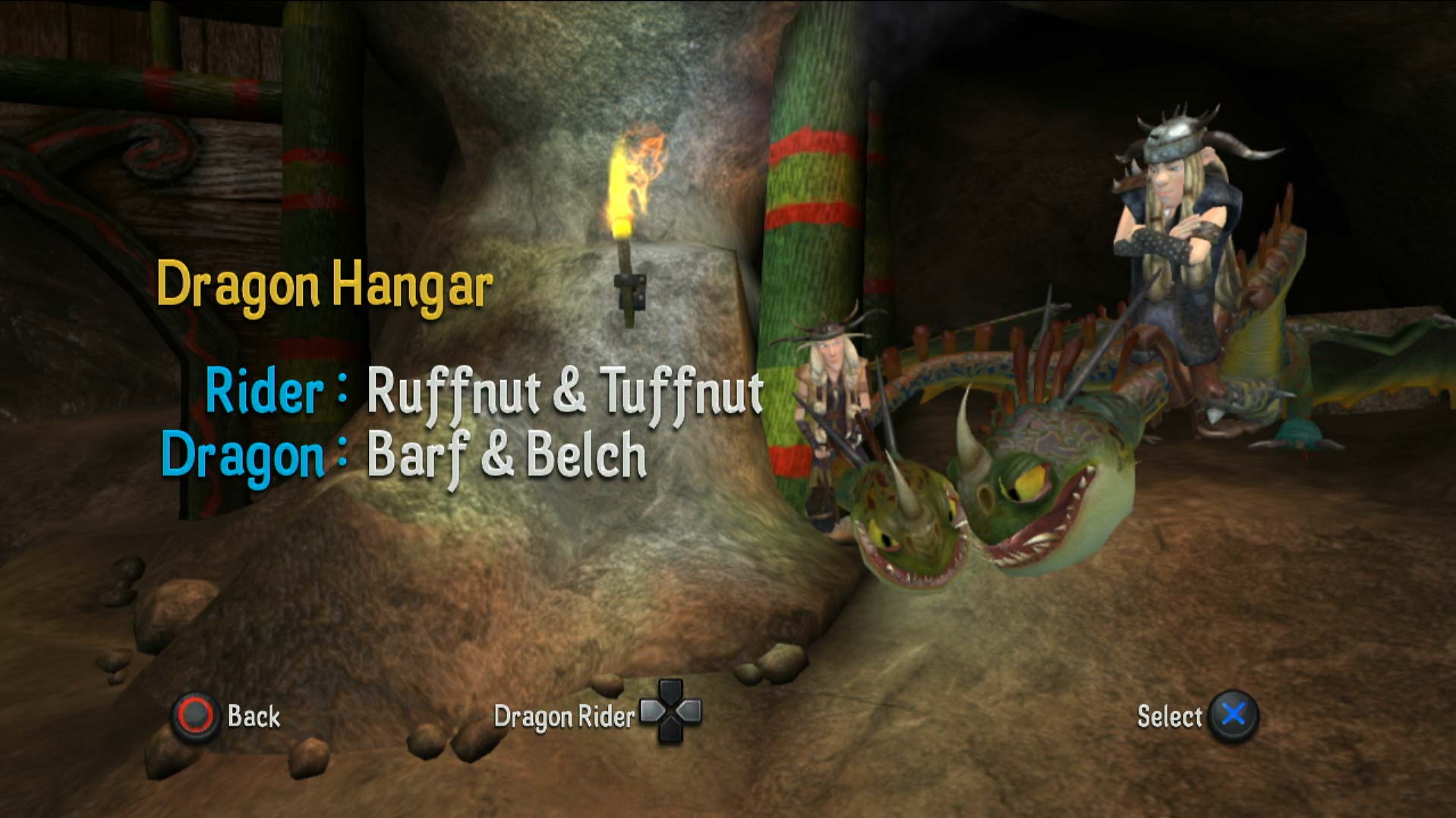 How To Train Your Dragon 2 PS3 hanger ruffnut tuffnut barf belch