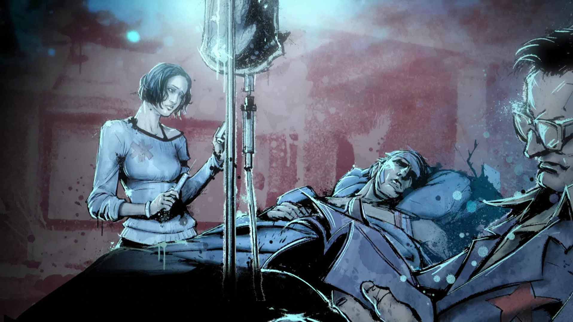 Infamous PS3 cutscene hospital scene